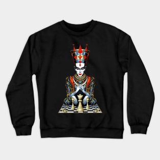 Psychedelic Joker Chess Crewneck Sweatshirt